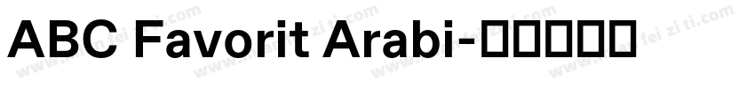 ABC Favorit Arabi字体转换
